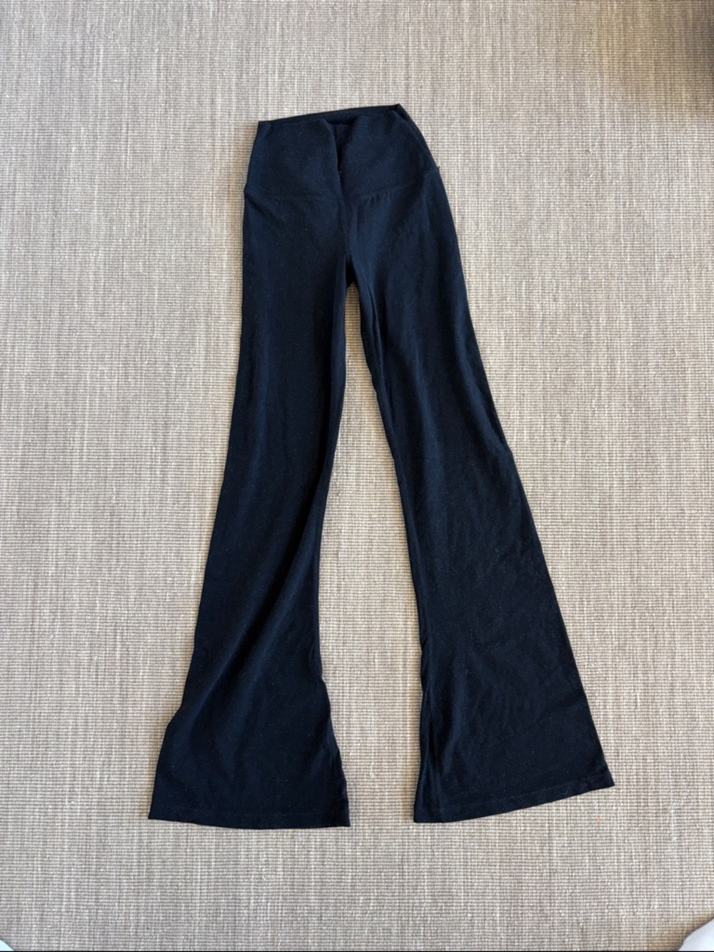 Splits 59 Black High-Waist Flare Pants